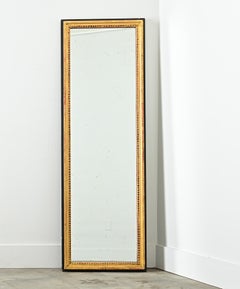 French 19th Century Narrow Gilt Mirror