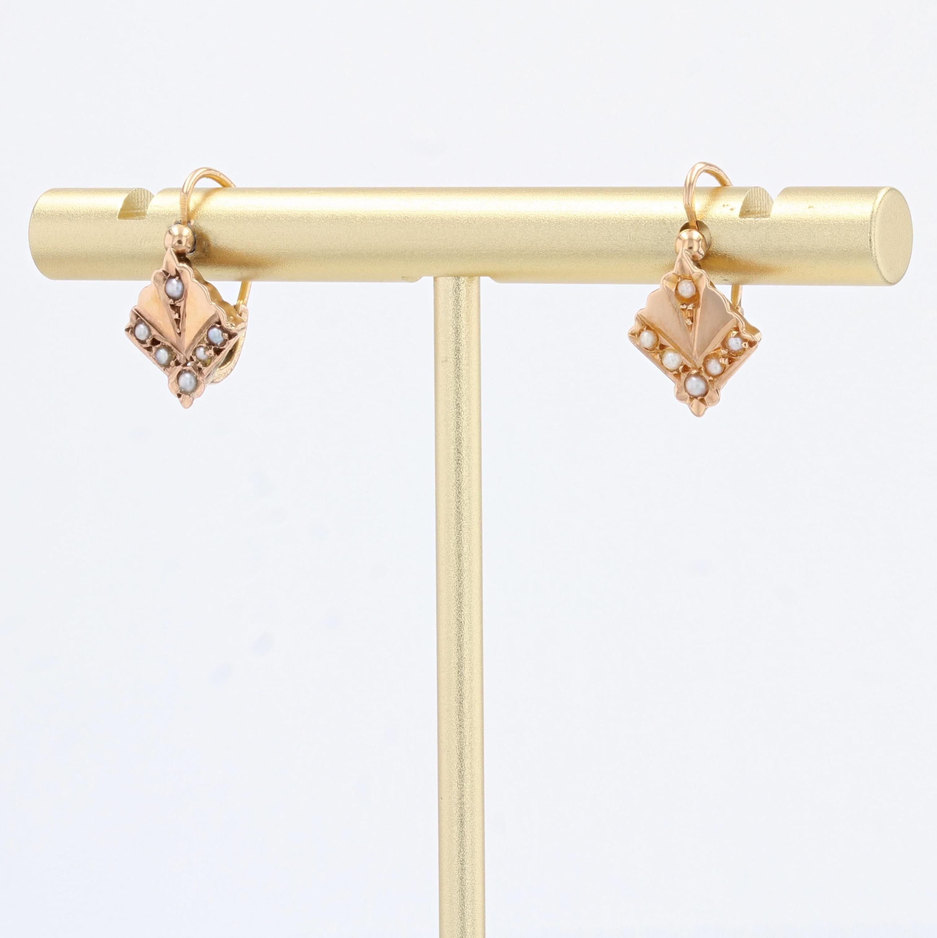 french lever back earrings