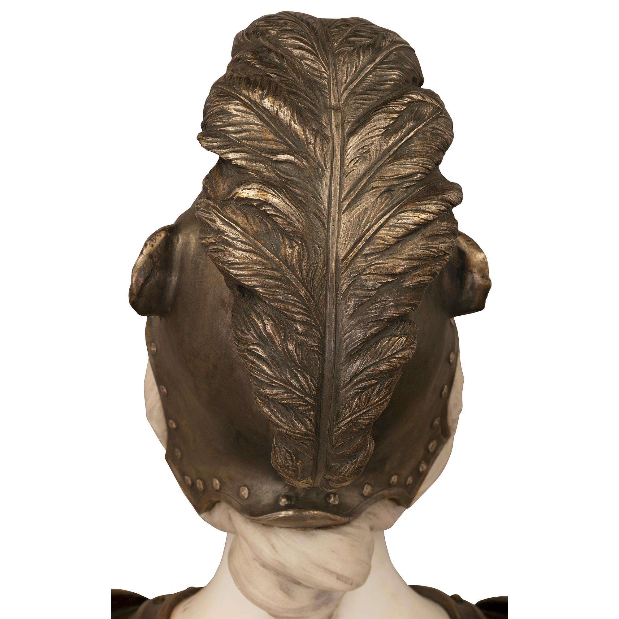 French 19th Century Neo-Classical St. Bronze, Marble, & Ormolu Bust of Marianne For Sale 2