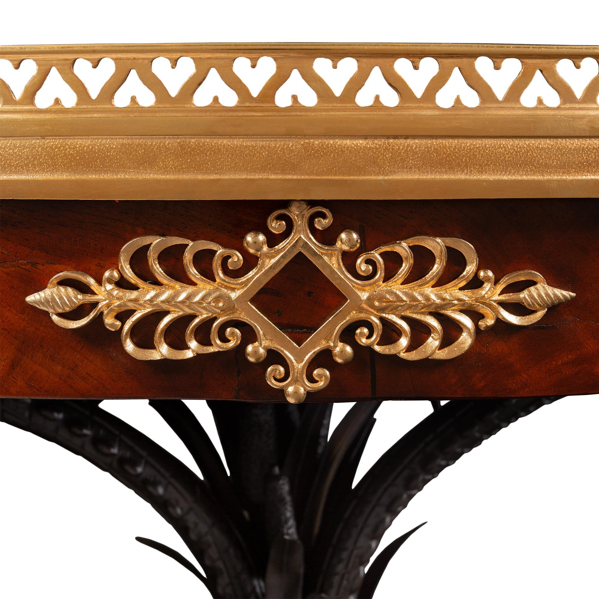 French 19th Century Neo-Classical St. Center Table, Signed Jean-Joseph Chapius For Sale 1