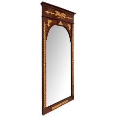 French 19th Century Neo-Classical St. Mahogany and Ormolu Mirror
