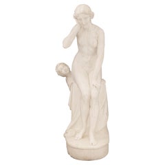 Statua di marmo neo-classica francese del XIX secolo