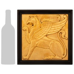 French 19th century Neo-Classical st. Ormolu and Ebony wall plaques