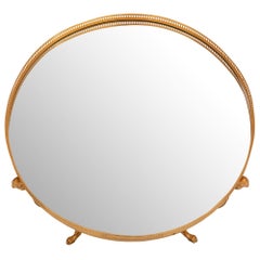 French 19th Century Neo-Classical St. Ormolu and Mirrored Gueridon Side Table