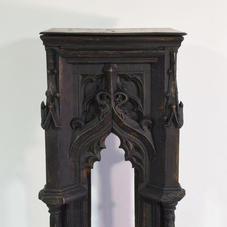 French 19th Century Neo Gothic Architectural Wooden Model of a Tower ...