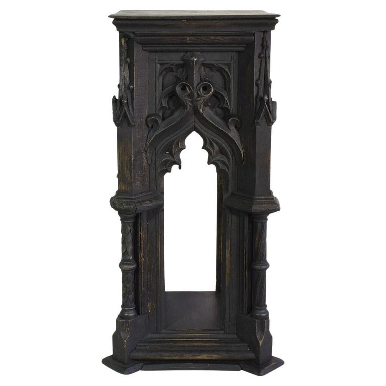 French 19th Century Neo Gothic Architectural Wooden Model of a Tower ...