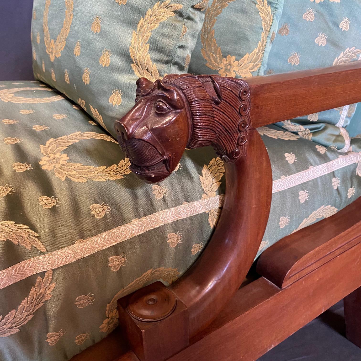 French 19th Century Neoclassical Recamier or Chaise Lounge For Sale 6