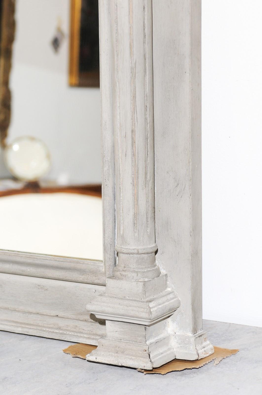 French 19th Century Neoclassical Style Architectural Element Made into a Mirror For Sale 3