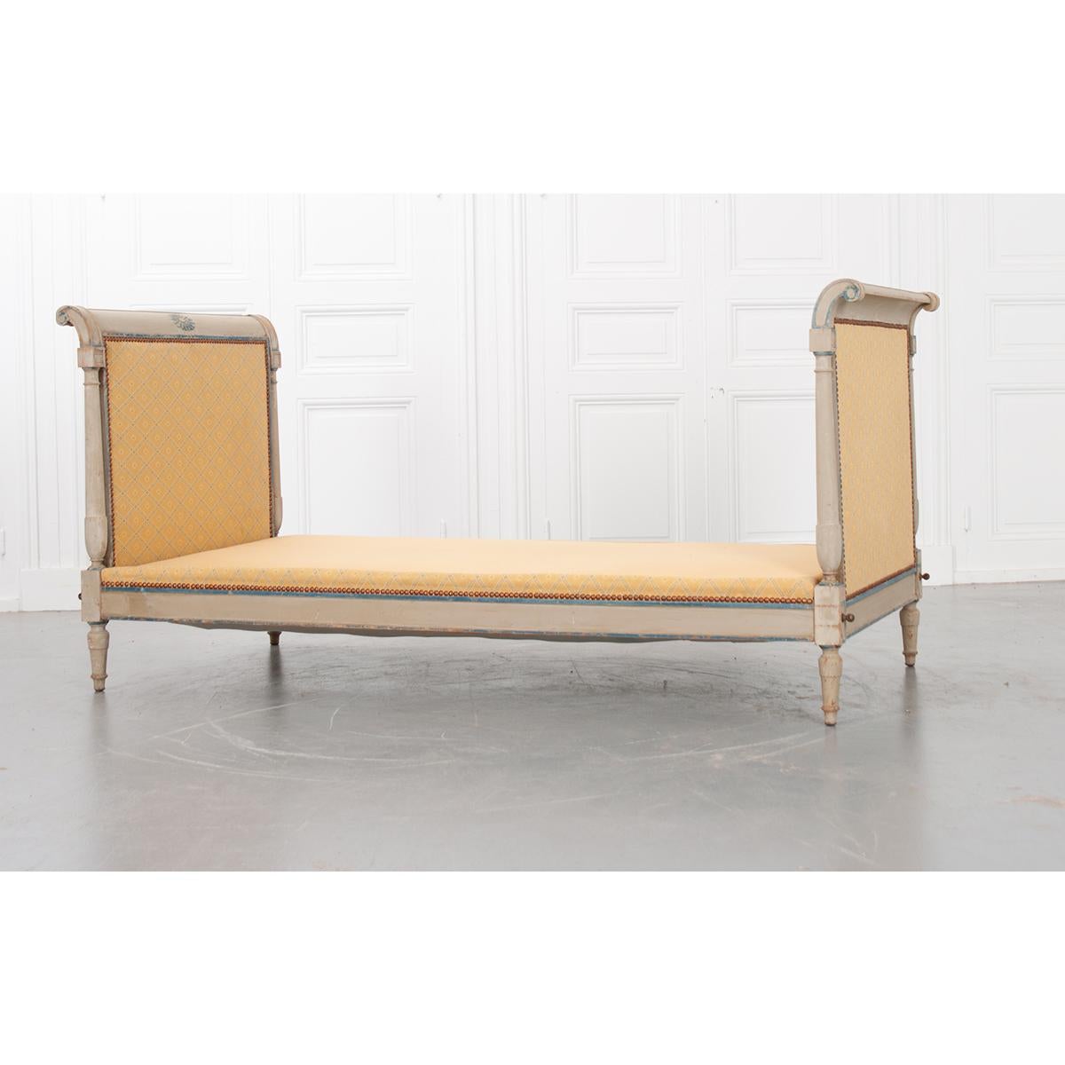 Upholstery French 19th Century Neoclassical-Style Bed