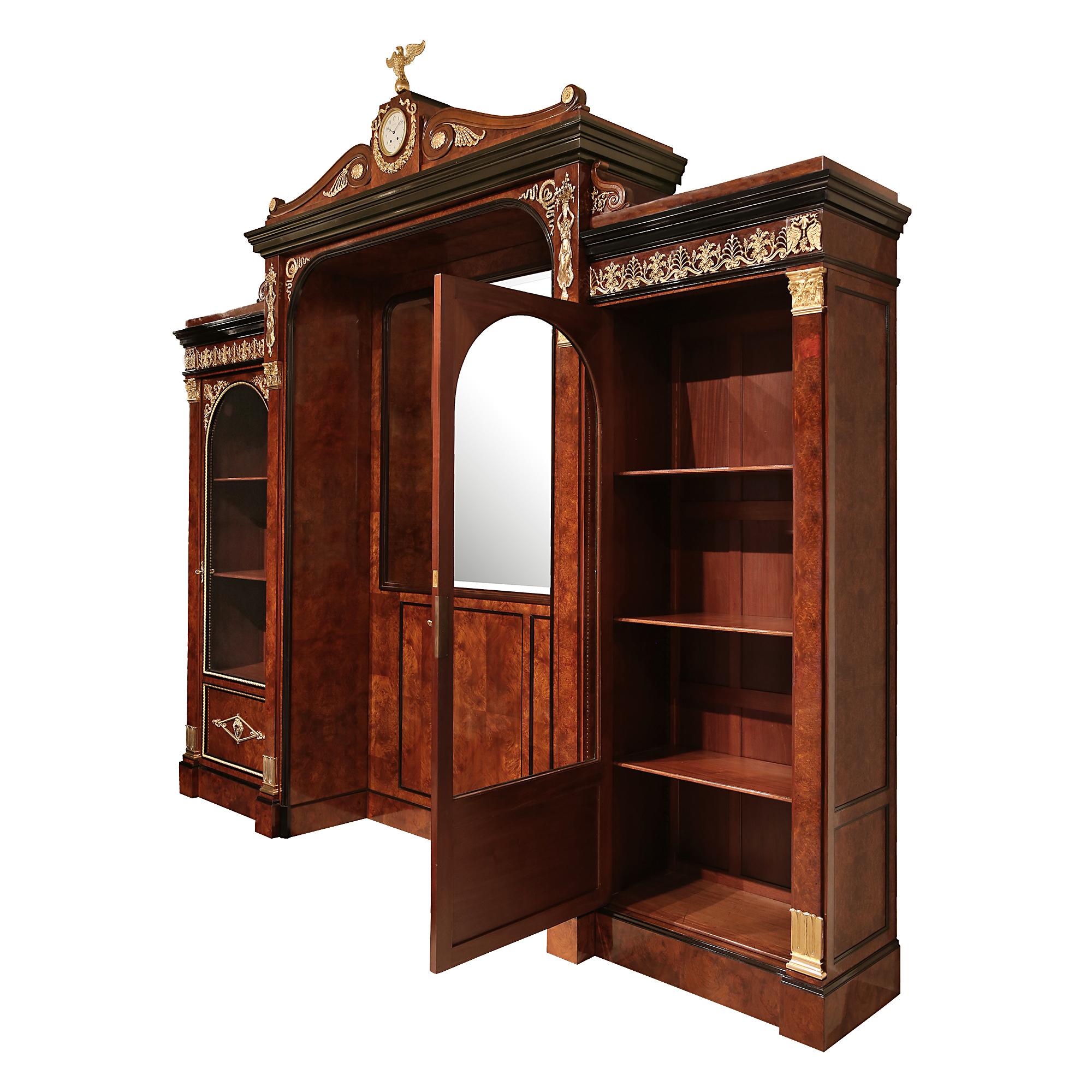 Francese Orologio da tavolo in stile neoclassico francese del XIX secolo firmato FOREST in vendita