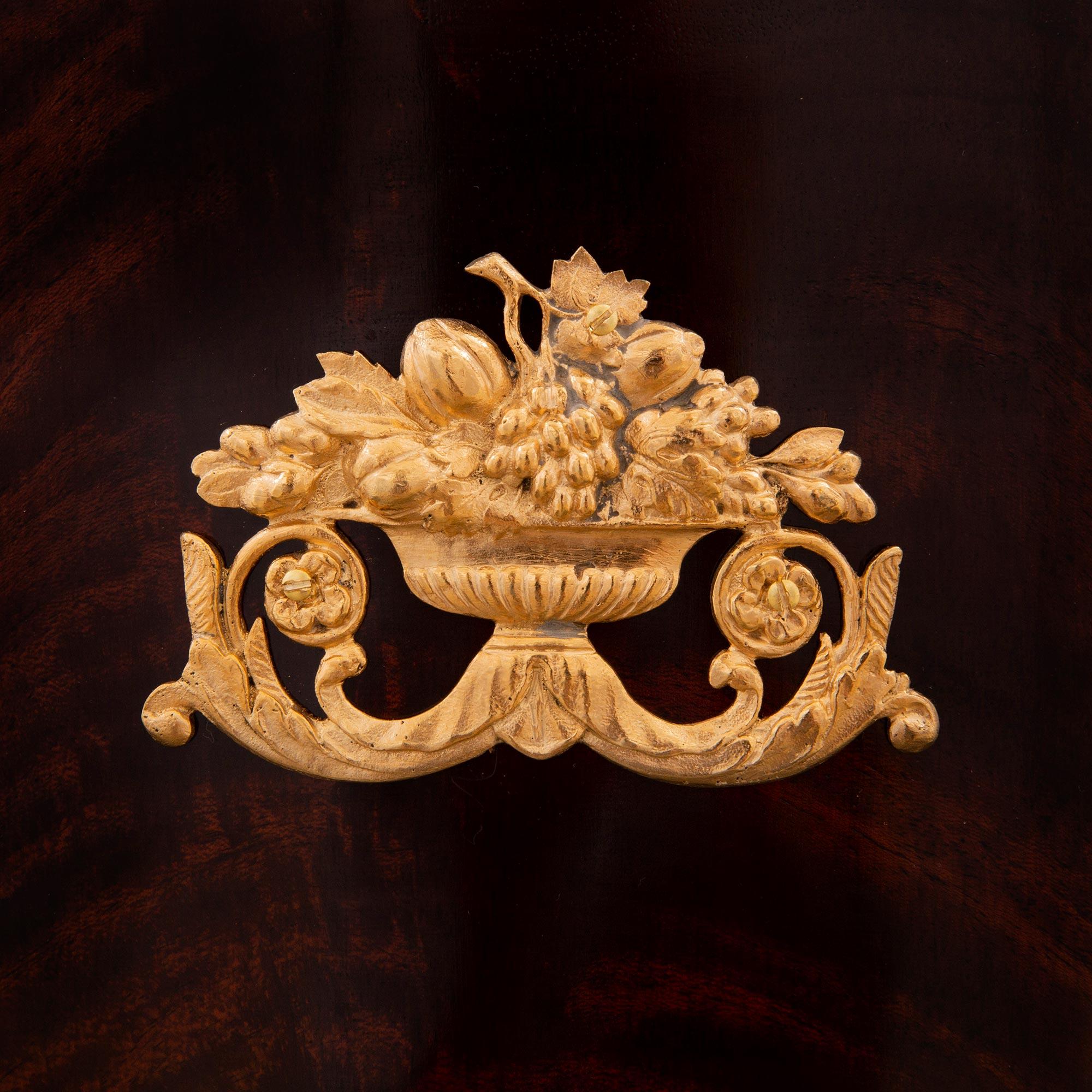 French 19th Century Neoclassical Style Mahogany and Ormolu Jardinière Planter For Sale 3