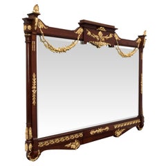 French 19th Century Neoclassical Style Mahogany and Ormolu Mirrors