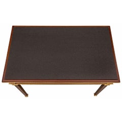 French 19th Century Neoclassical Style Mahogany, Ormolu and Slate Table/Desk