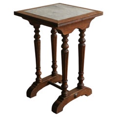 French 19th Century Neoclassical Style Marble Top Side Table