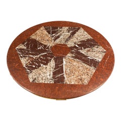 French 19th Century Neoclassical Style Ormolu and Griotte Marble Center Table