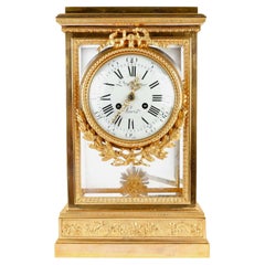 French 19th Century Neoclassical Style Régulateur De Cheminée