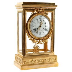 French 19th Century Neoclassical Style Régulateur De Cheminée