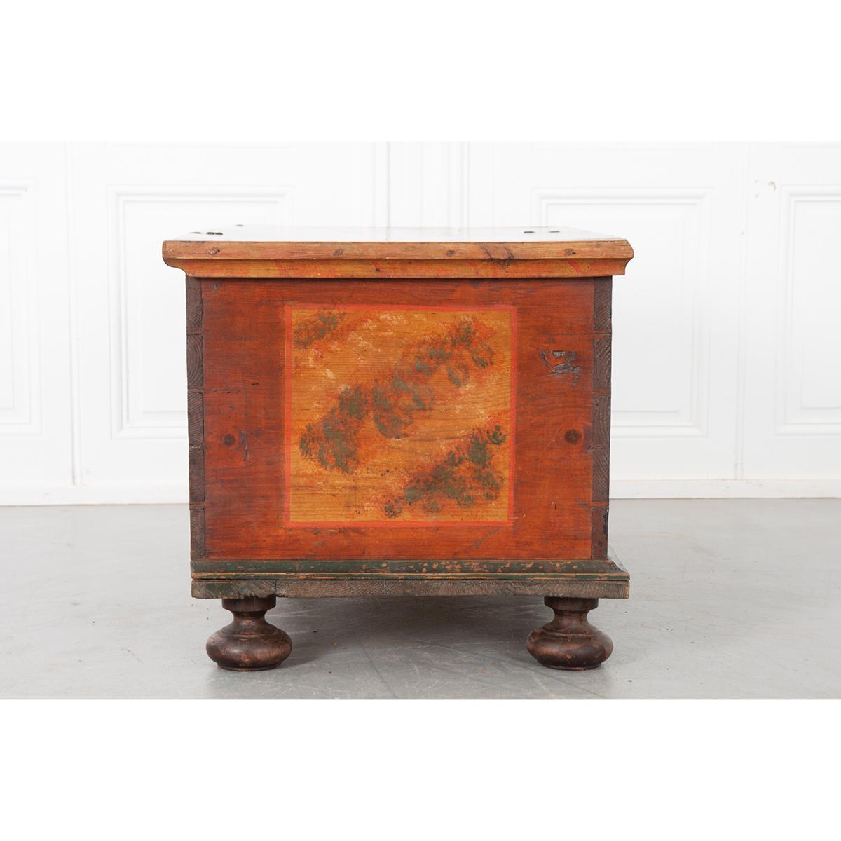 French 19th Century Oak Alsation Coffer 5