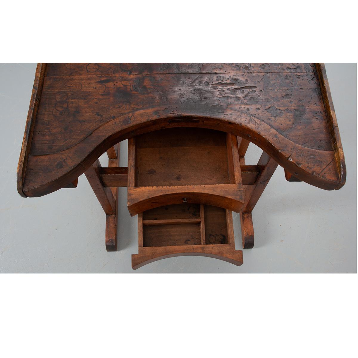 French 19th Century Oak Jeweler's Bench For Sale 2