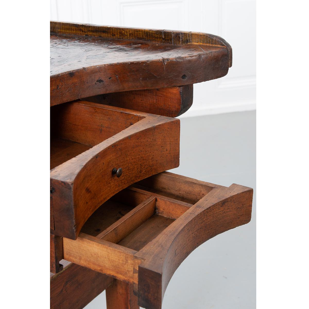 French 19th Century Oak Jeweler's Bench For Sale 5
