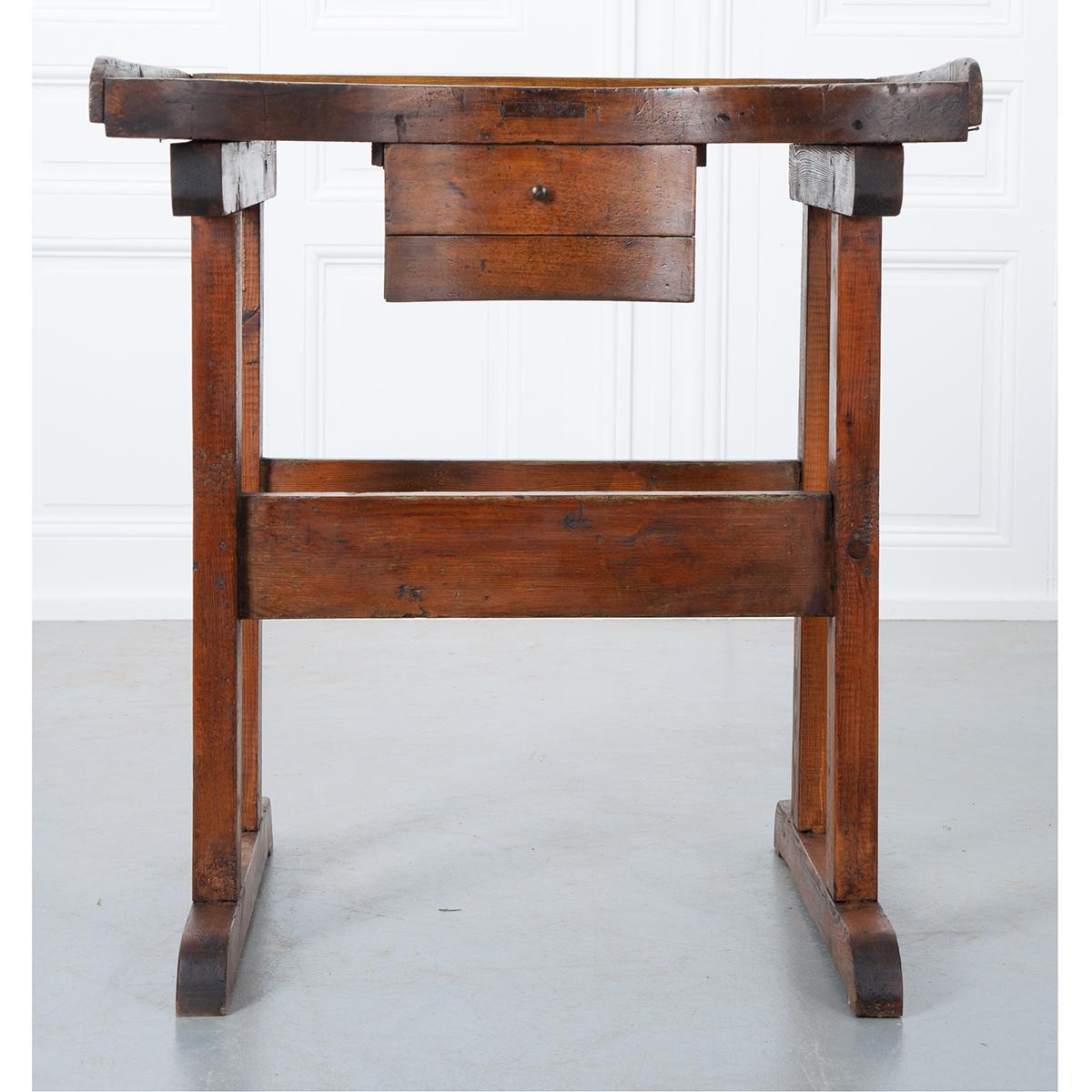 French 19th Century Oak Jeweler's Bench For Sale 1