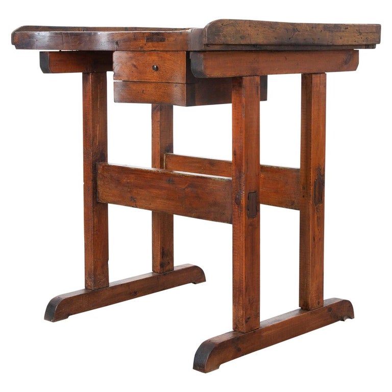 French 19th Century Oak Artist’s Standing Desk For Sale
