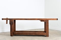 French 19th Century Oak & Beech Artisan’s Workbench
