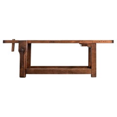 French 19th Century Oak & Beech Artisan’s Workbench