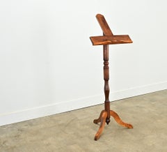 French 19th Century Turned Oak Book Stand