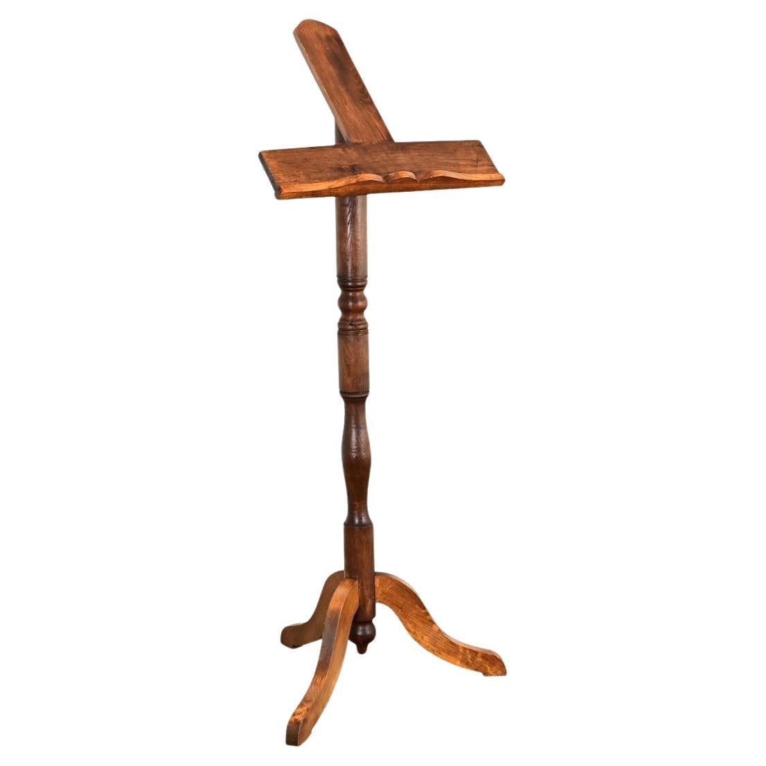 French 19th Century Oak Book Stand