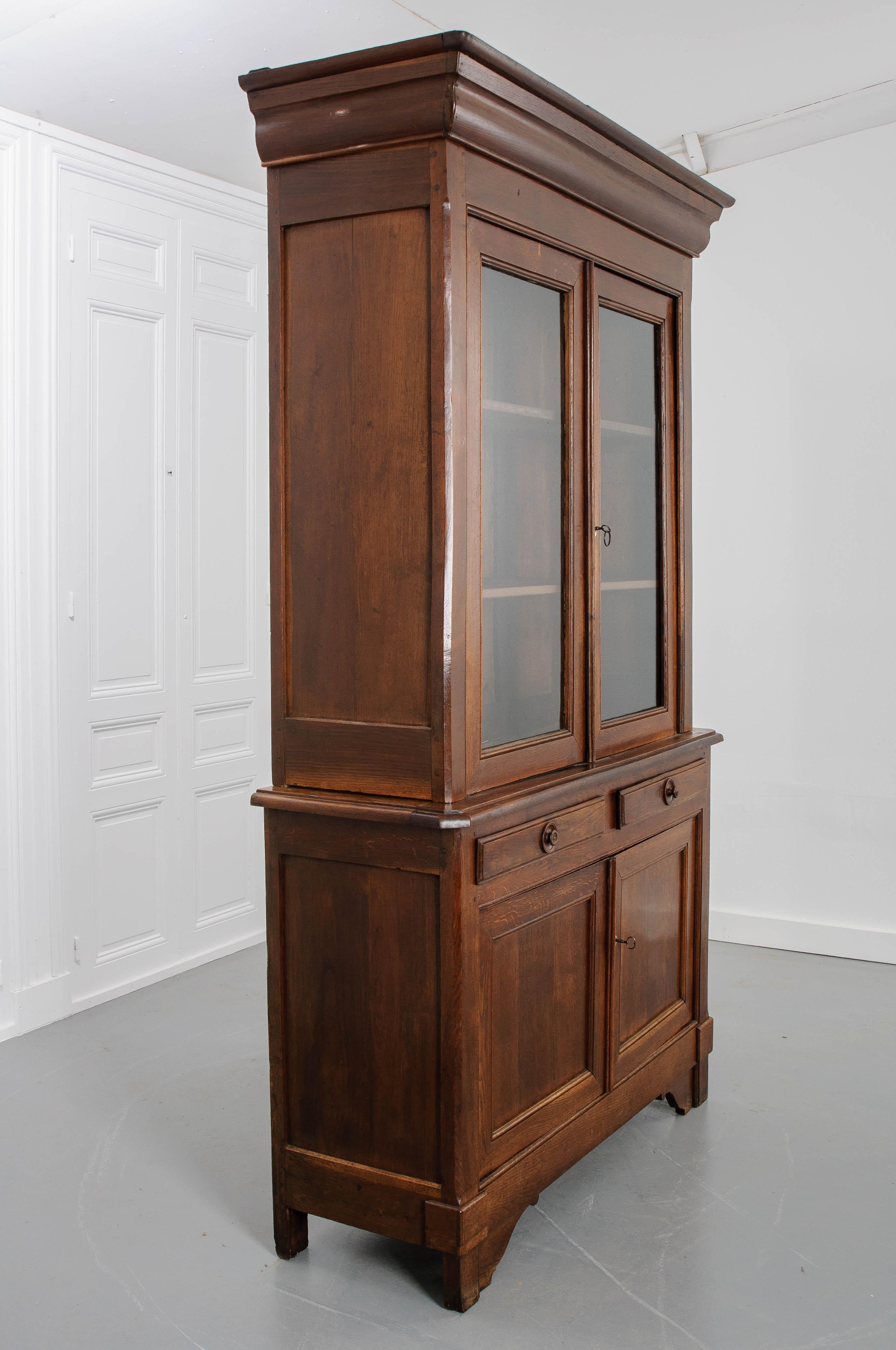 French 19th Century Oak Buffet à Deux Corps 5