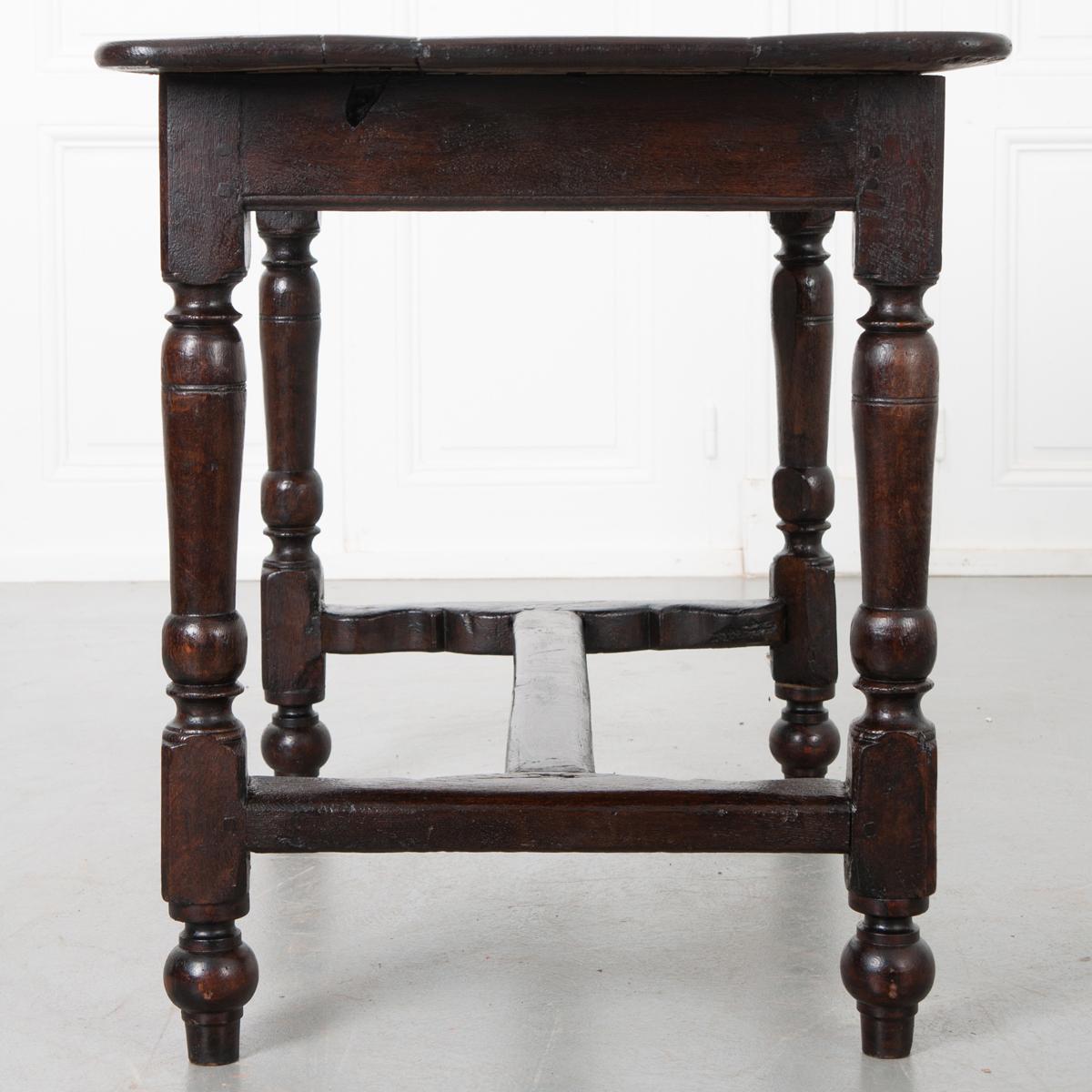 French 19th Century Oak Center Table 1