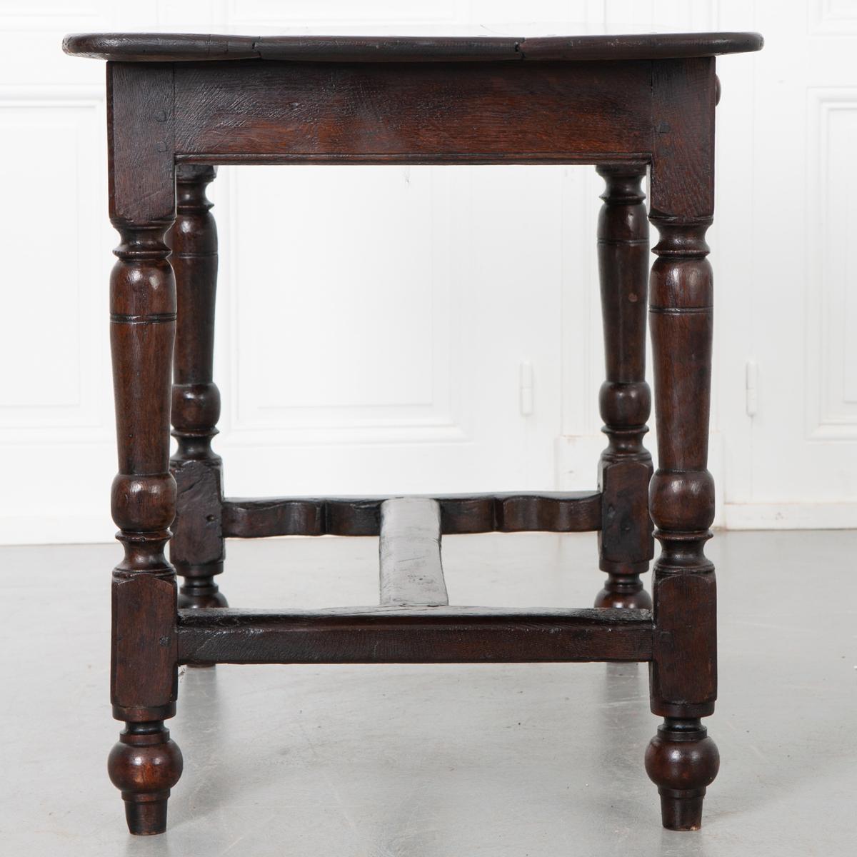 French 19th Century Oak Center Table 3