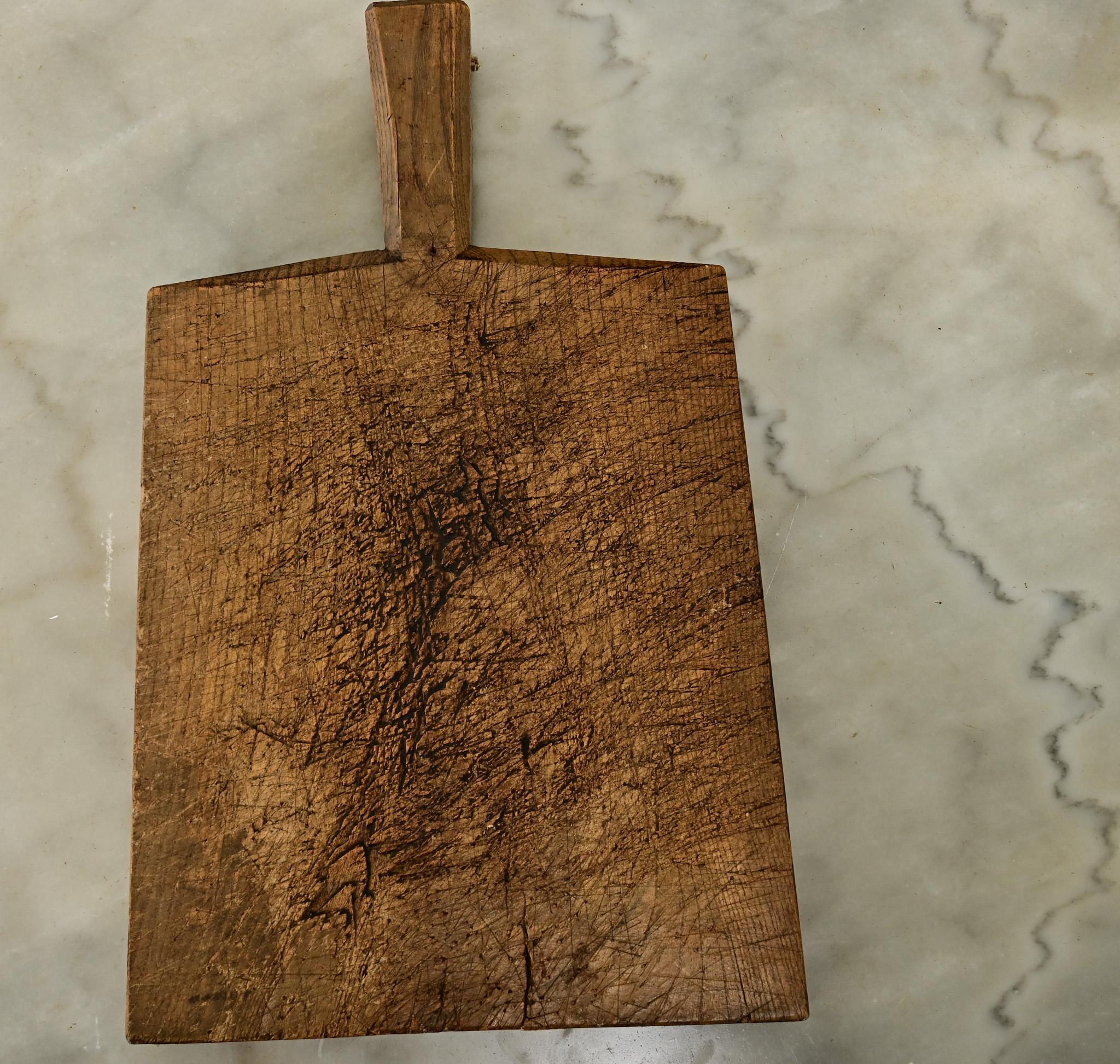 Rustic French 19th Century Oak Chopping Block For Sale