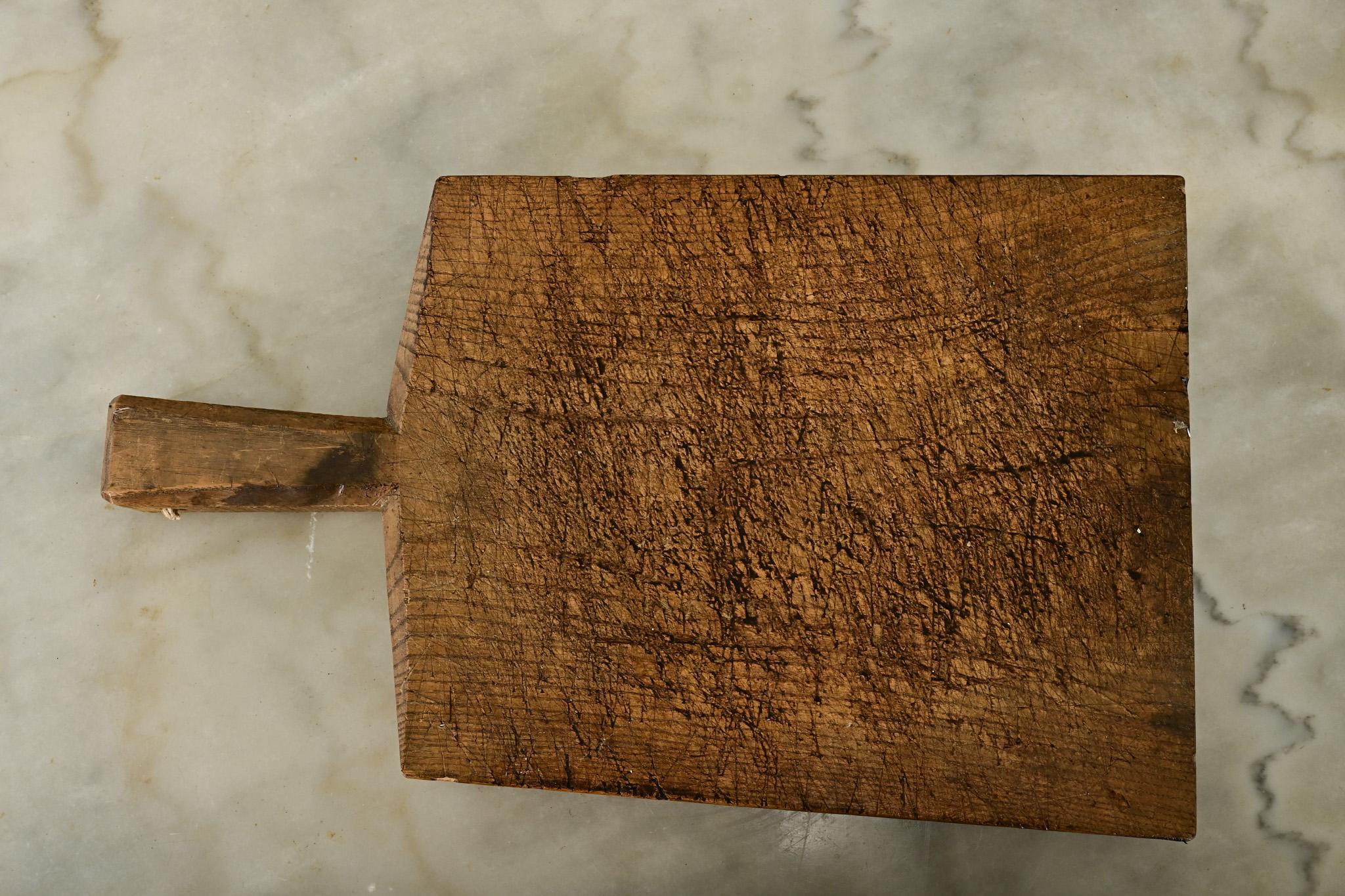 French 19th Century Oak Chopping Block In Good Condition For Sale In Baton Rouge, LA