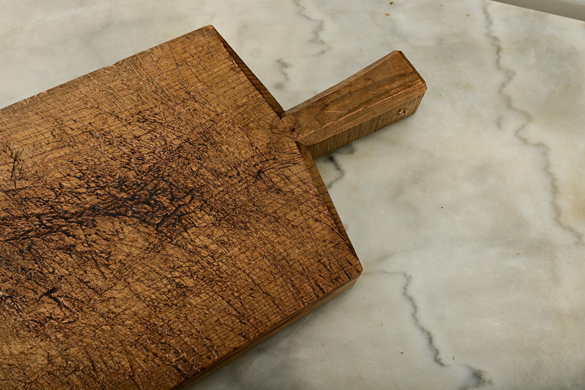 French 19th Century Oak Chopping Block For Sale 1