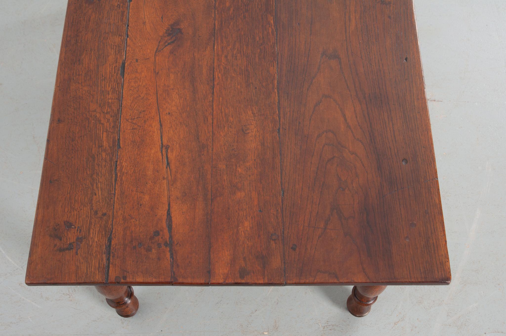 French 19th Century Oak Coffee Table In Good Condition In Baton Rouge, LA