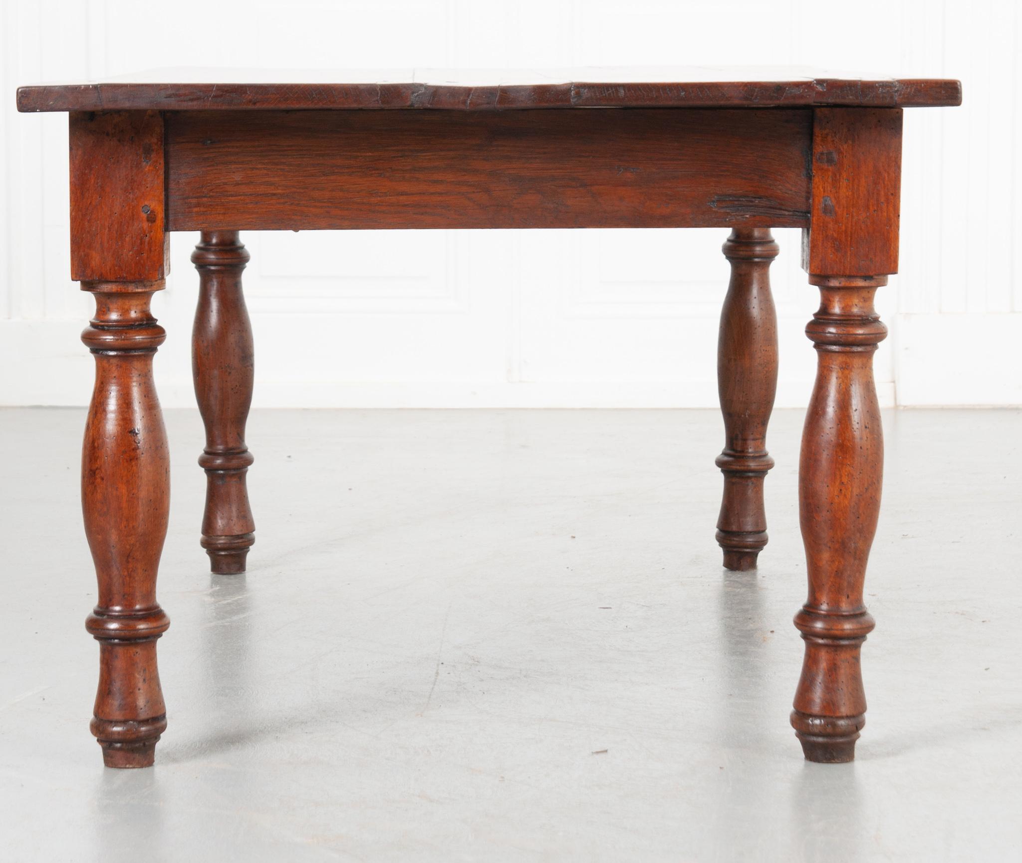 French 19th Century Oak Coffee Table 3