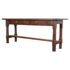 French 19th Century Oak Console