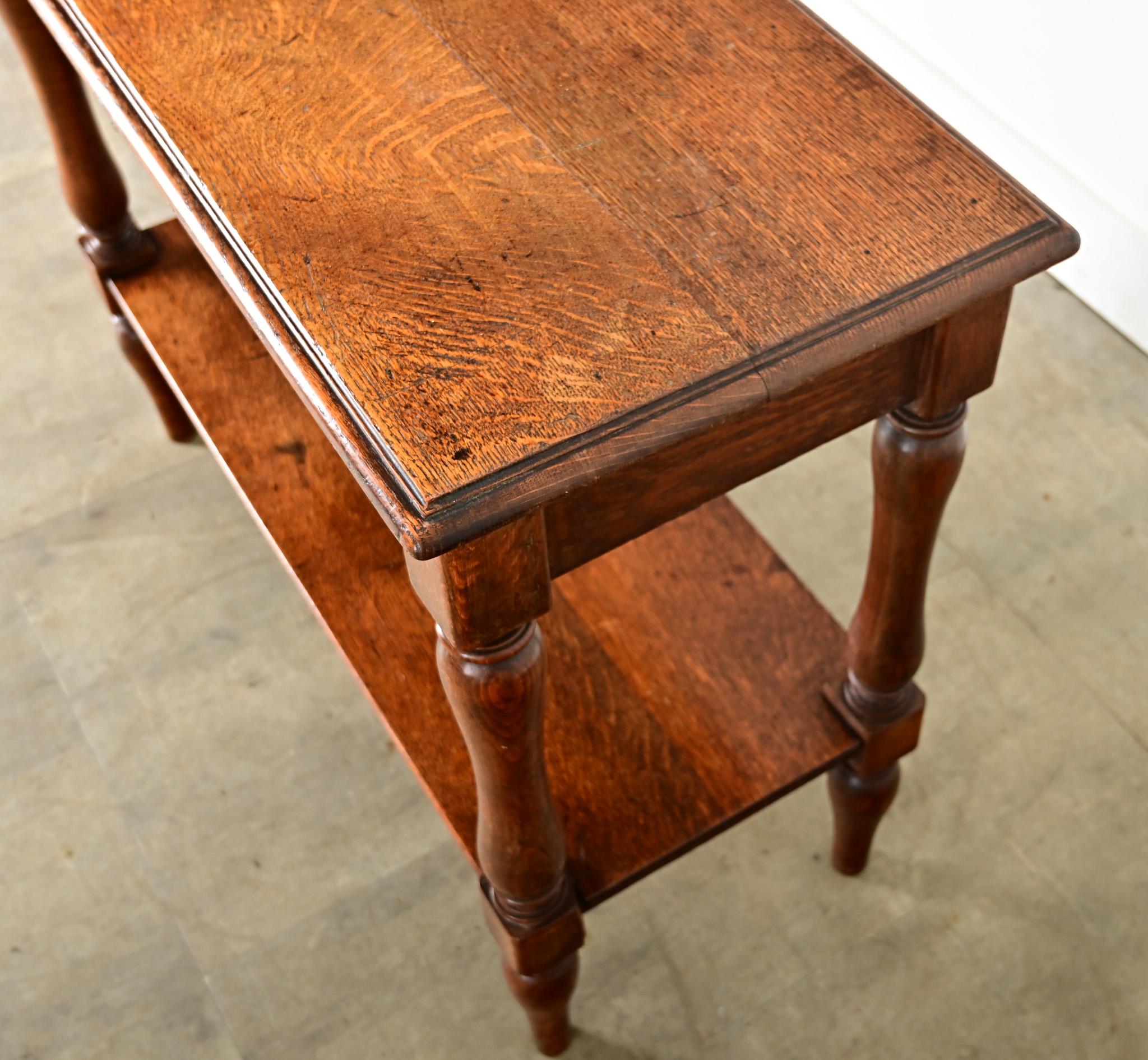 Consola francesa de roble del siglo XIX en venta 1