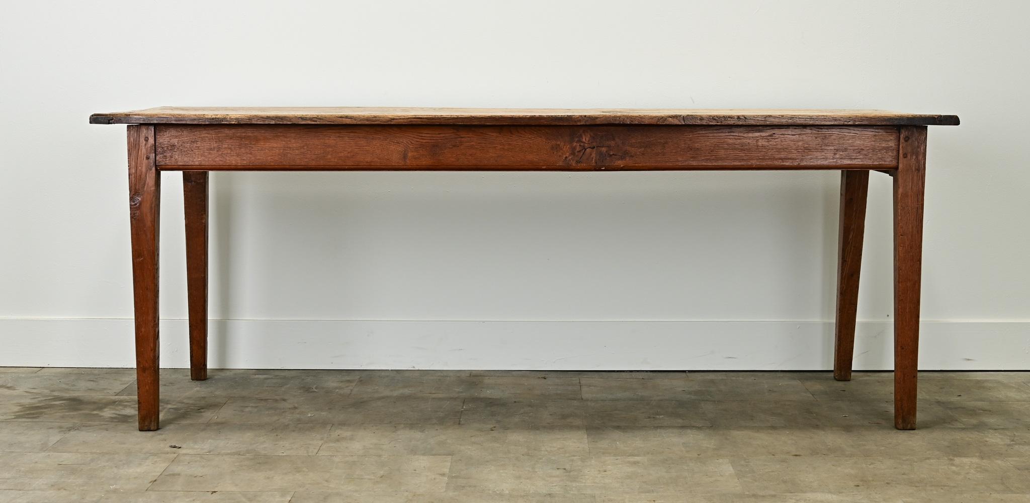 French 19th Century Oak Dining Table 5