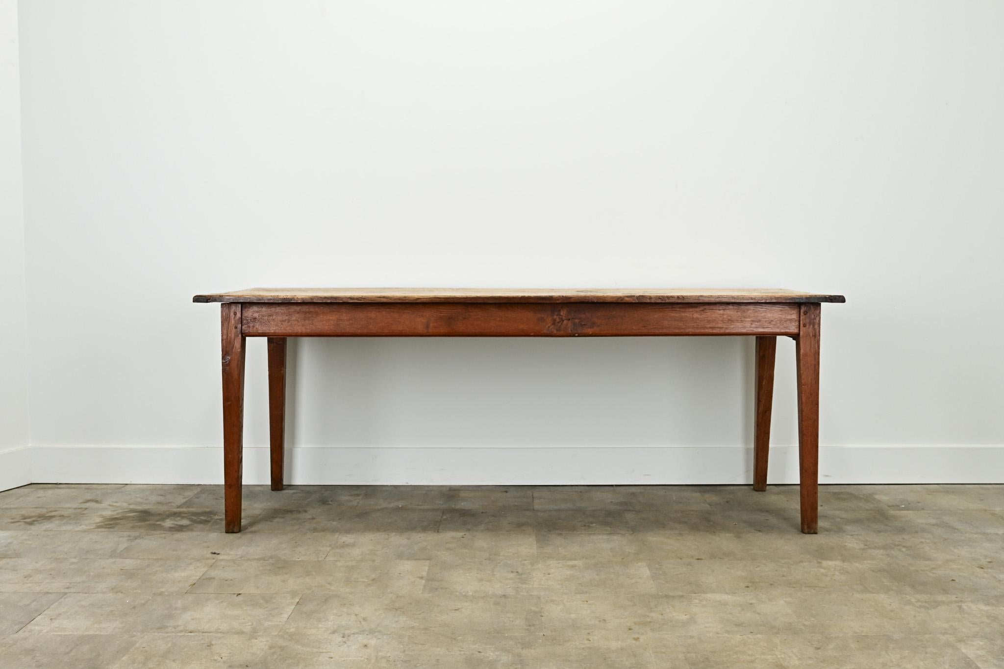 French 19th Century Oak Dining Table 1