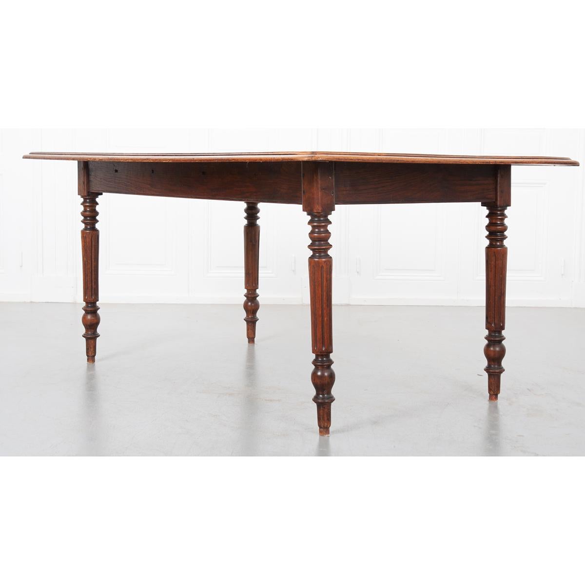 French 19th Century Oak Dining Table 5
