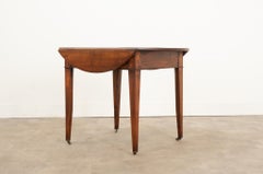 French 19th Century Oak Drop-leaf Table
