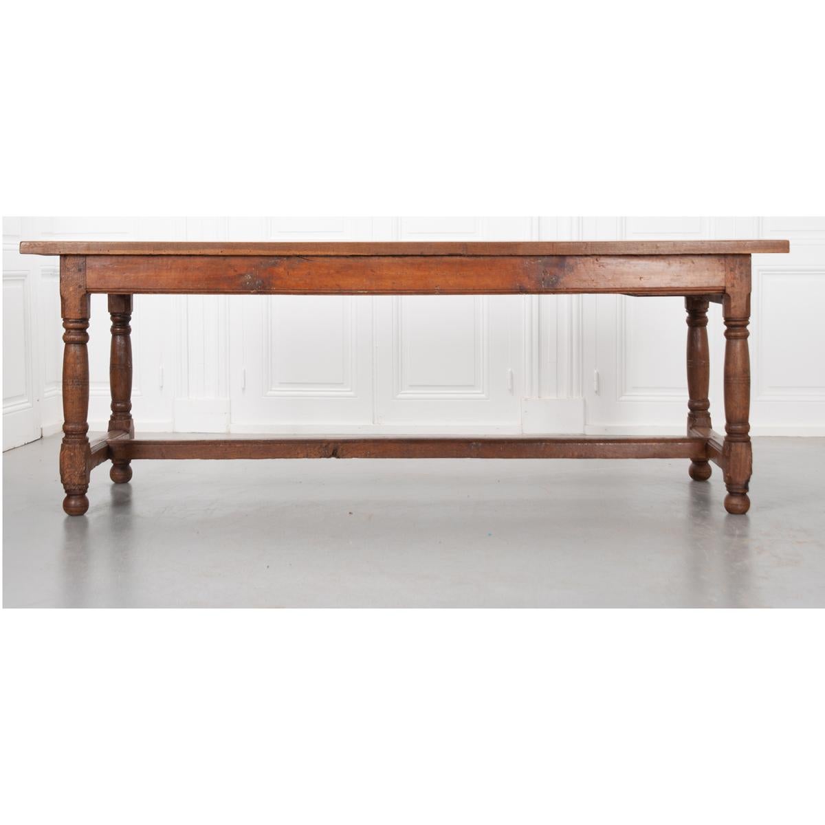 French 19th Century Oak Farm Table 6