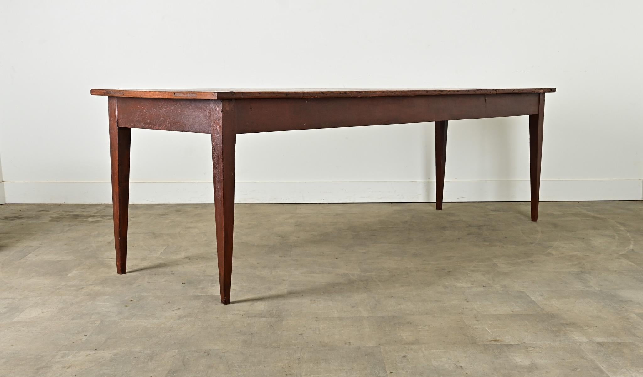 French 19th Century Oak Farm Table 6