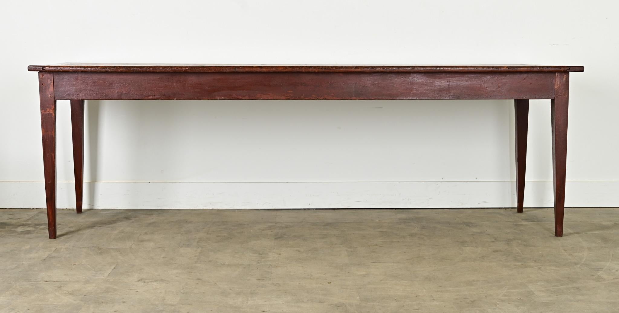 French 19th Century Oak Farm Table 7