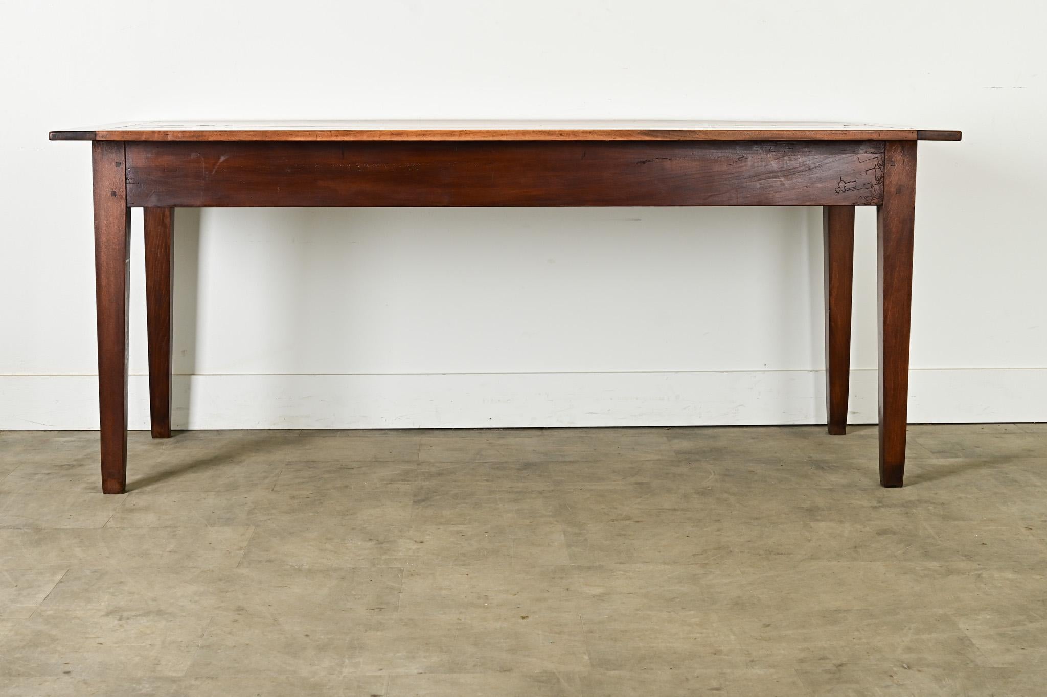 French 19th Century Oak Farm Table 9