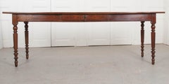 French 19th Century Oak Farm Table