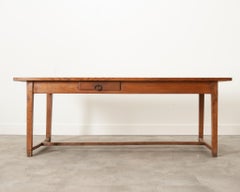 French 19th Century Oak Farm Table